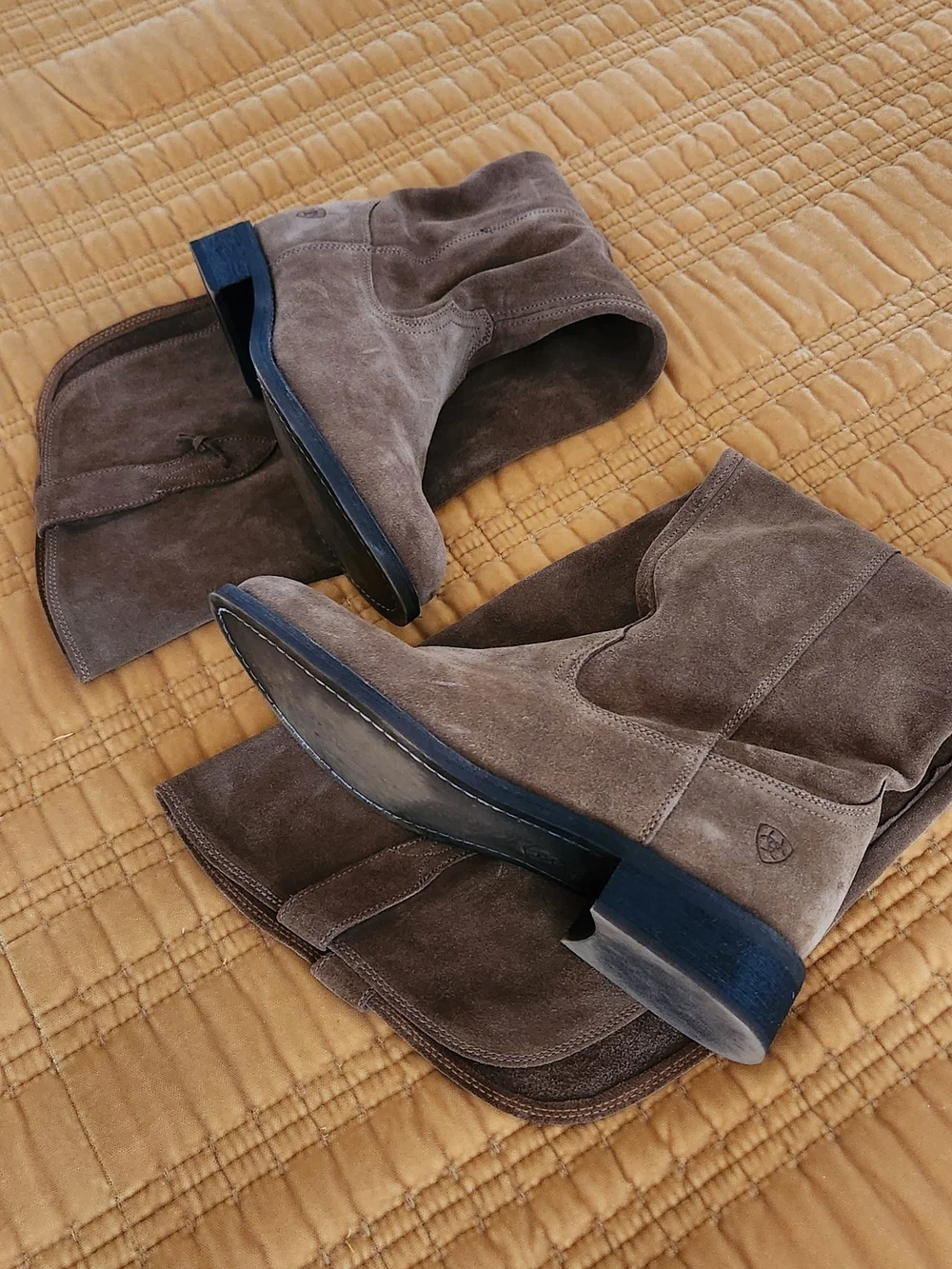 Women's, Brown Suede Over The Knee-High Boots. Size US 9.